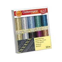 Gütermann Metallic Naaigaren set - 10x50 meter