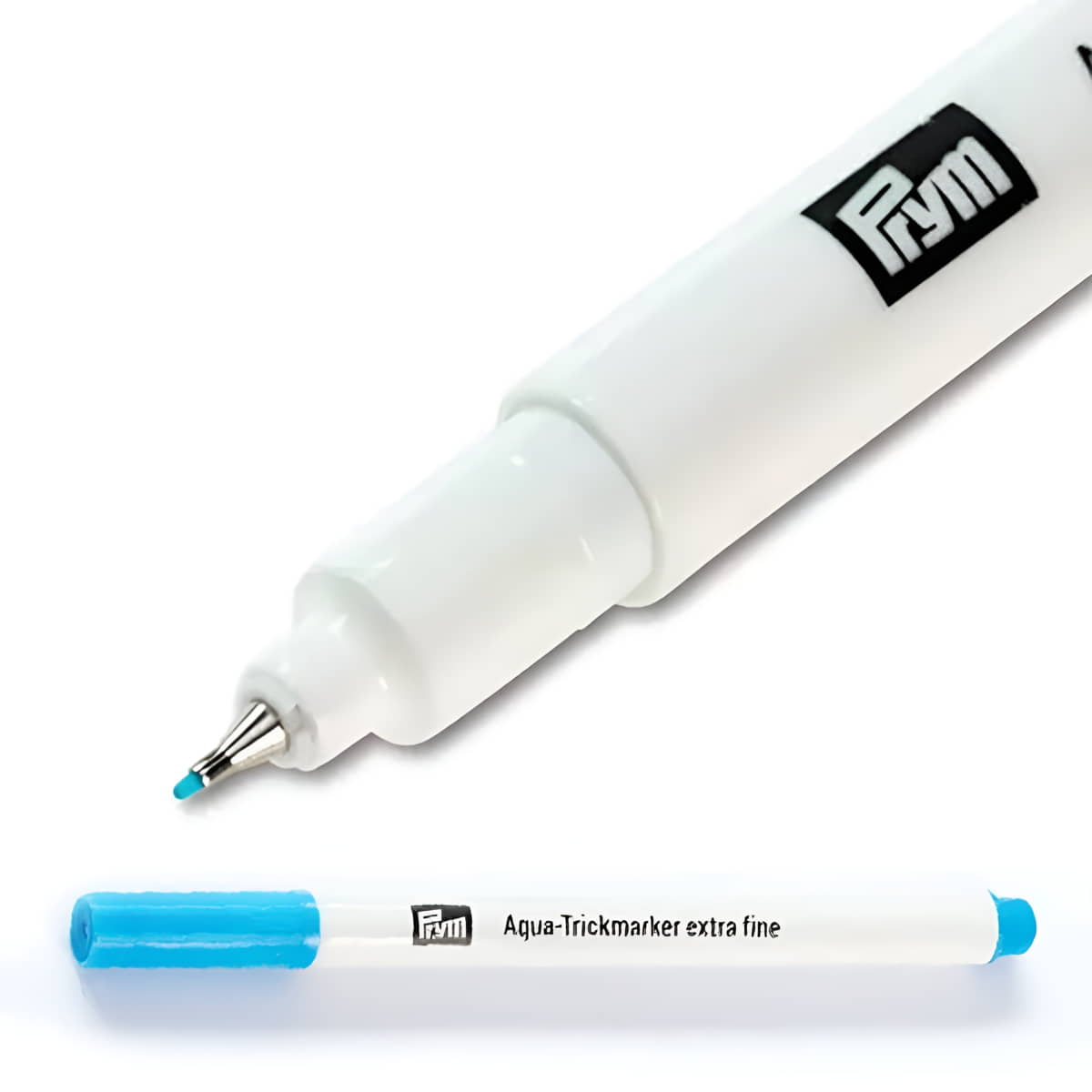 Markeerstift extra fijn voor textiel turquoise | water uitwisbaar | Prym 611808 textielstift PRYM611808 4002276118089