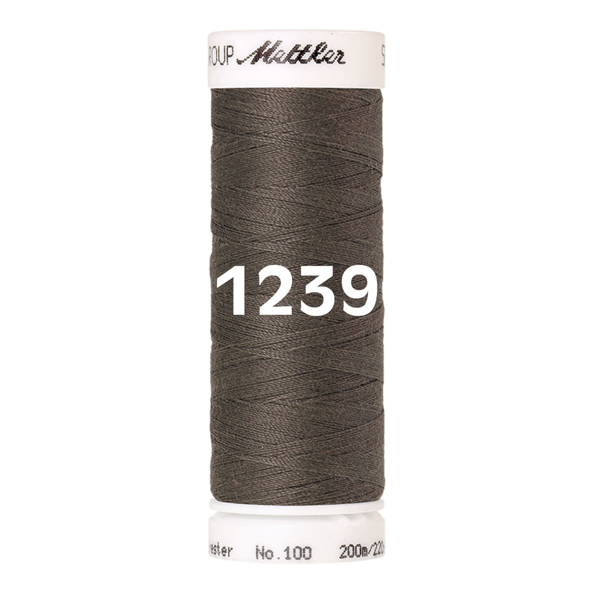 Amann Mettler Seralon naaigaren | 200m | 1239 Pewter Naaigaren SERALON - 200M - 1239 4012500035600