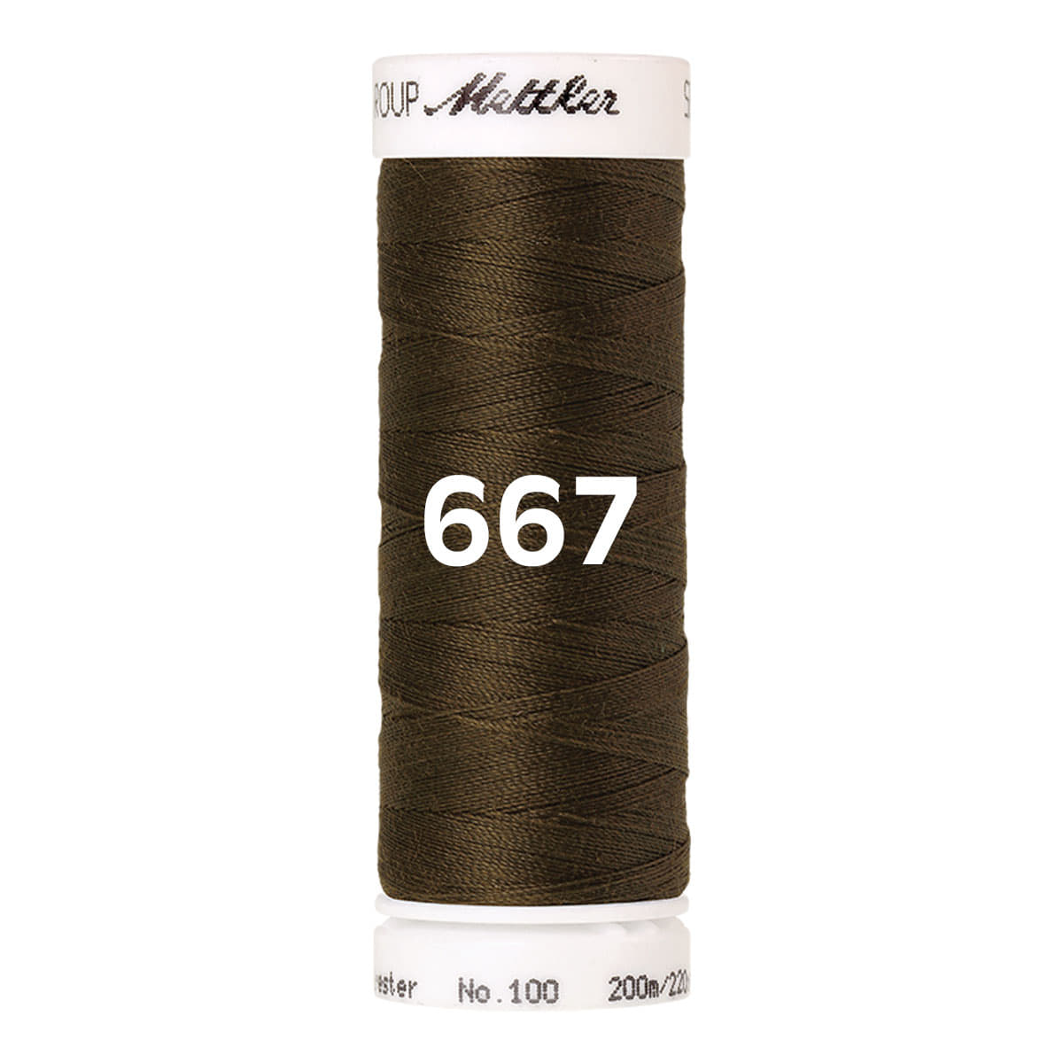 Amann Mettler Seralon naaigaren | 200m | 667 Golden Brown Naaigaren SERALON - 200M - 0667 4012500035716
