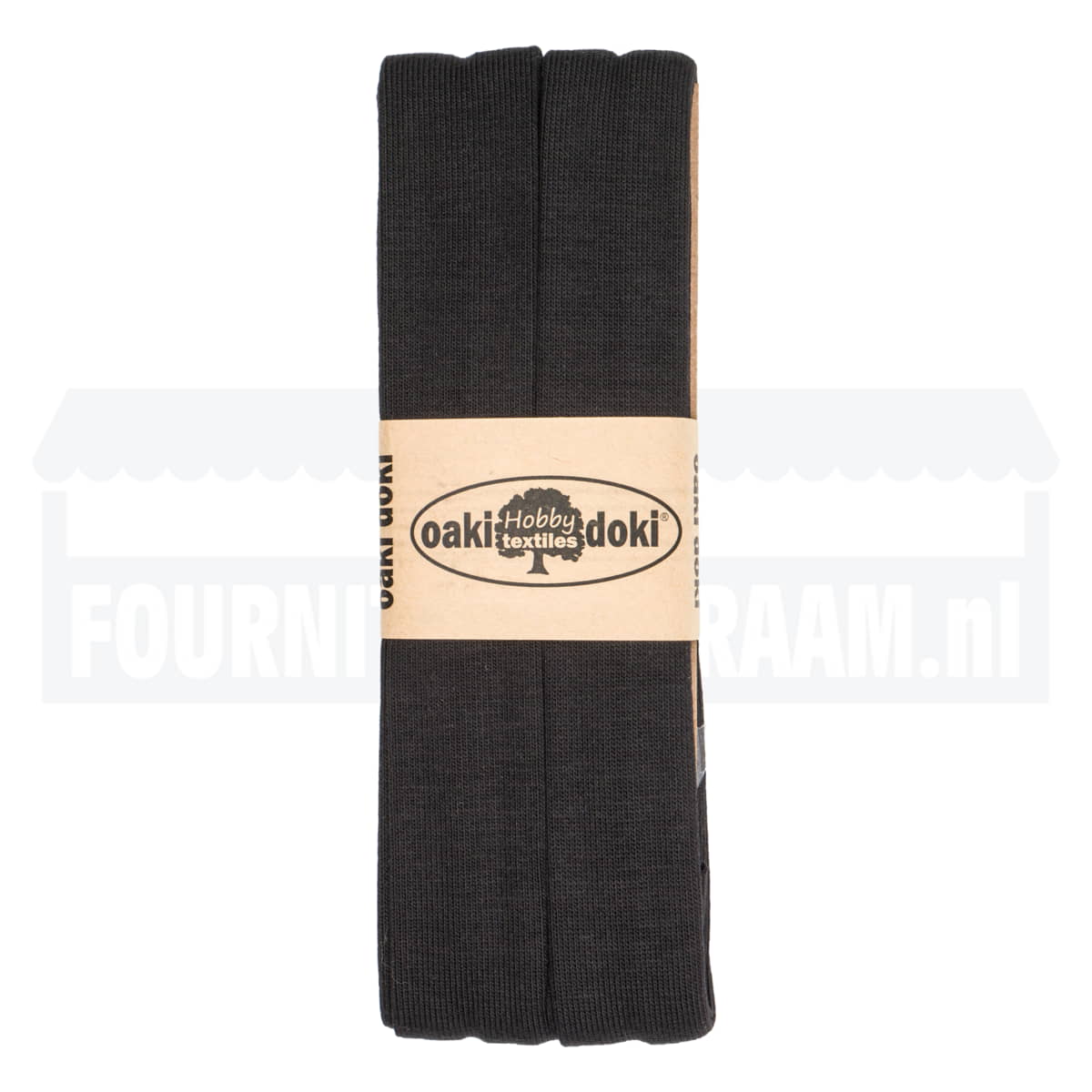 Biaisband | Tricot | elastisch 20 mm | 3 meter Biaisband BB - TRICOT - 2CM - 100 - ZWART 8711789548004 100 zwart