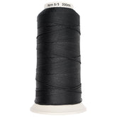 Hilo de coser negro en carrete, Nm 8/3, 200m. STERKDIKGAREN-8X3-200M-ZWART