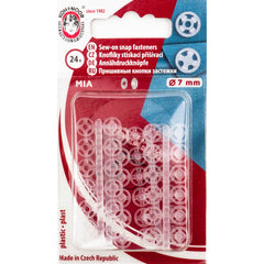 Drukknopen naaibaar plastic 7 mm Drukknopen KIN - PLASTIC - 7MM