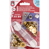 Boutons-pression en laiton doré, 15 mm, pour matériaux épais, Auto Moto, Sport & Camping, 10 pièces KIN-15-AUTO-MOTO-MESSING 8590265102141
