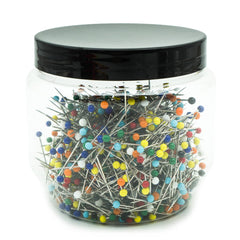 Glaskopspelden | potje 1000 stuks | 30 mm Spelden SPELDEN - POTTJE - 1000