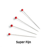 Glaskopspelden extra dun | 35 x 0,4 mm | rood | Prym 029700 Spelden PRYM - 029700 4002270297001