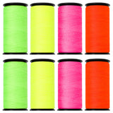 Goldmann naaigaren set | fluor - neon | 8x 200 meter naaigaren set GOLDMANN - SET - FLUOR