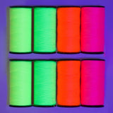 Goldmann naaigaren set | fluor - neon | 8x 200 meter naaigaren set GOLDMANN - SET - FLUOR