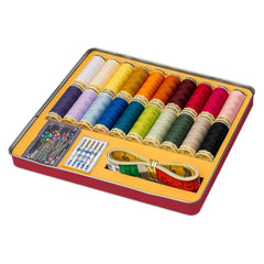 Gütermann Fashion Box met 20x 100m naaigaren | naalden | spelden | meetlint naaigaren set GUTERMANN - SET - FASHION - 20X100M - 799785 4008075163187