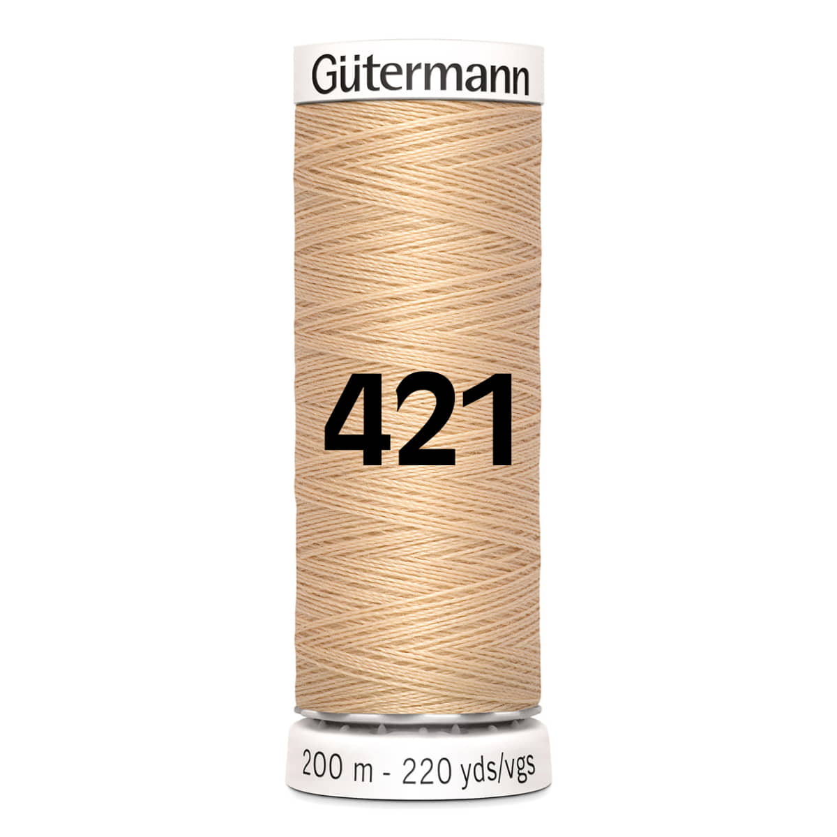 Gutermann garen | 200m | 421 lichtbeige naaigaren GM - 200 - 421 - LICHTBEIGE 4008015030827