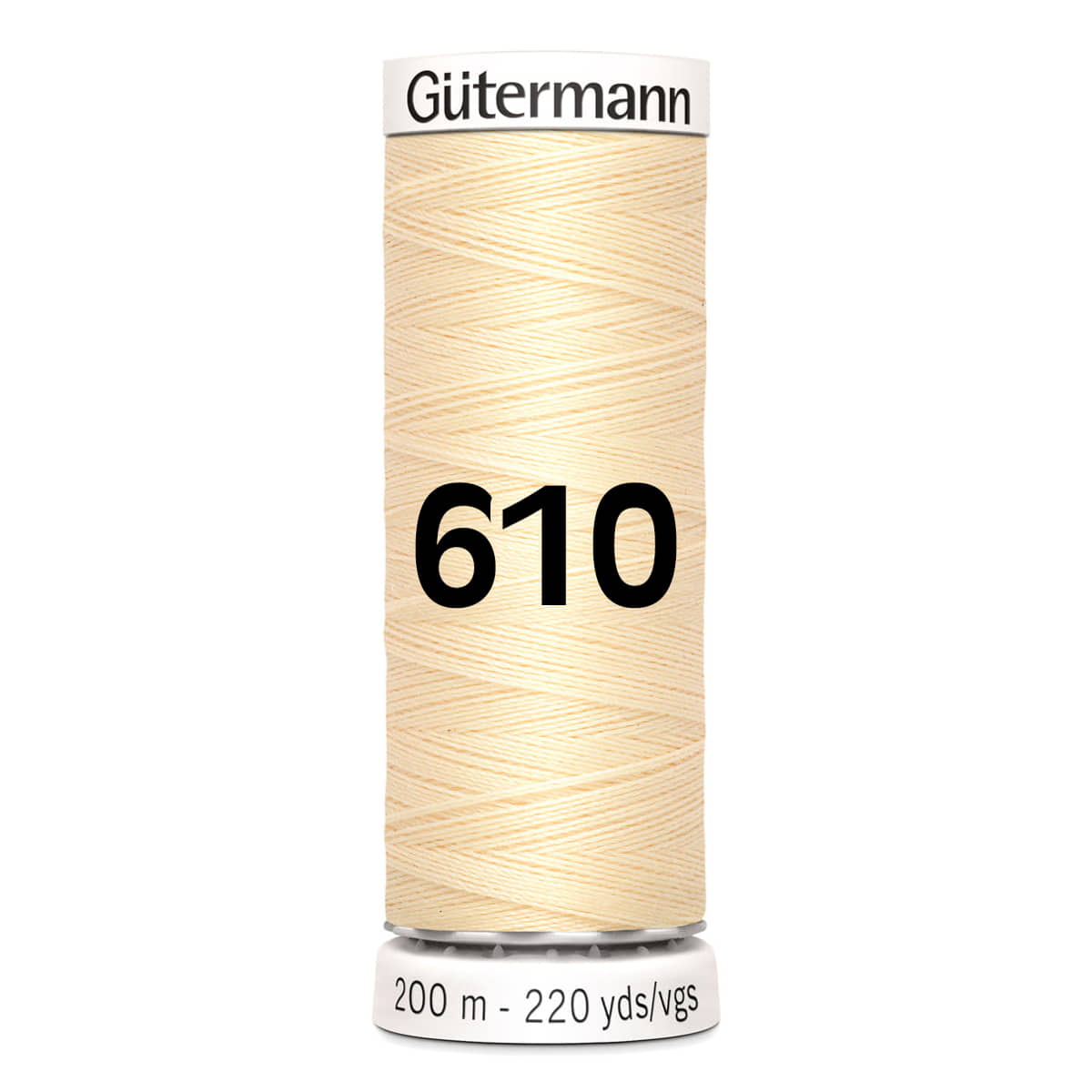 Gutermann garen | 200m | 610 lichtgeel naaigaren GM - 200 - 610 - LICHTGEEL 4008015032302