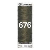 Gutermann garen | 200m | 676 bruin groen naaigaren GM - 200 - 676 - BRUIN - GROEN 4008015032920