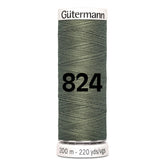 Gutermann garen | 200m | 824 legergroen naaigaren GM - 200 - 824 - LEGERGROEN 4008015034009