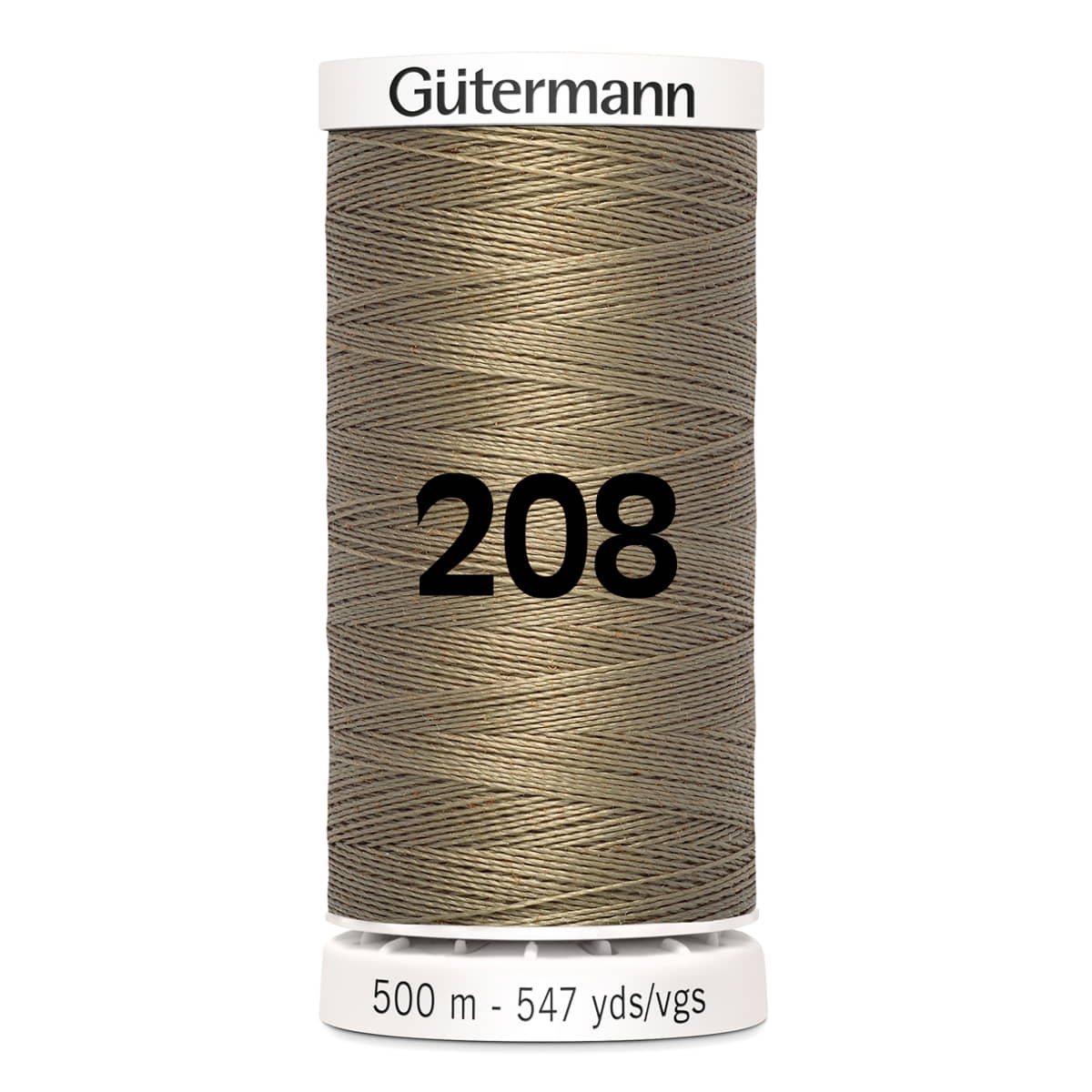 Gutermann garen | 500m | 208 donker beige naaigaren GM - 500M - 208 - DONKER - BEIGE 4008015036263