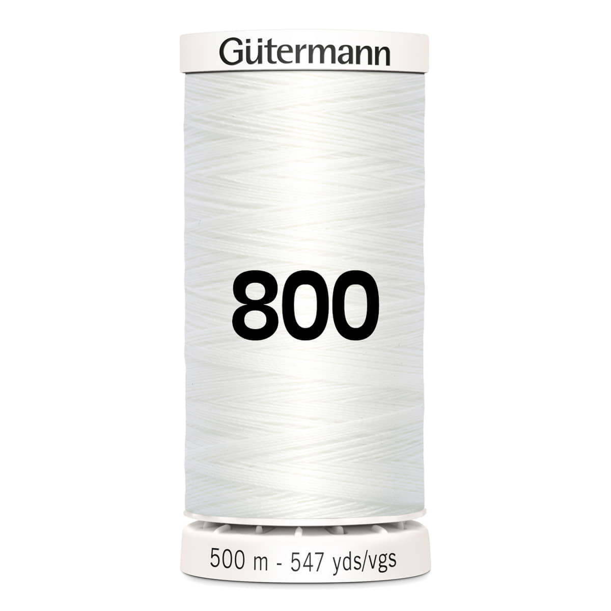 Gutermann garen | 500m | 800 wit naaigaren GM - 500M - 800 - WIT 4008015037321, 4008015037314