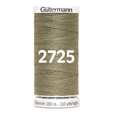 Gutermann jeans - denim naaigaren | 100m | 2725 kaki naaigaren GM - DEMIN - 2725 4029394471964