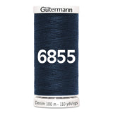 Gutermann jeans - denim naaigaren | 100m | 6855 donkerblauw naaigaren GM - DENIM - 6855 4029394710223