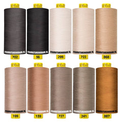 Gütermann Mara 1000m naaigaren | set 60 kleuren | super atelier aanbieding Garen GUTERMANN - MARA - BOX - 60 - COLORS