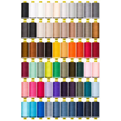 Gütermann Mara 1000m naaigaren | set 60 kleuren | super atelier aanbieding Garen GUTERMANN - MARA - BOX - 60 - COLORS