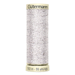 Gütermann metallic effect | zilver 41 | 50 meter naaigaren GUTERMANN - METALLIC - EFFECT - ZILVER - 41 4008015130237