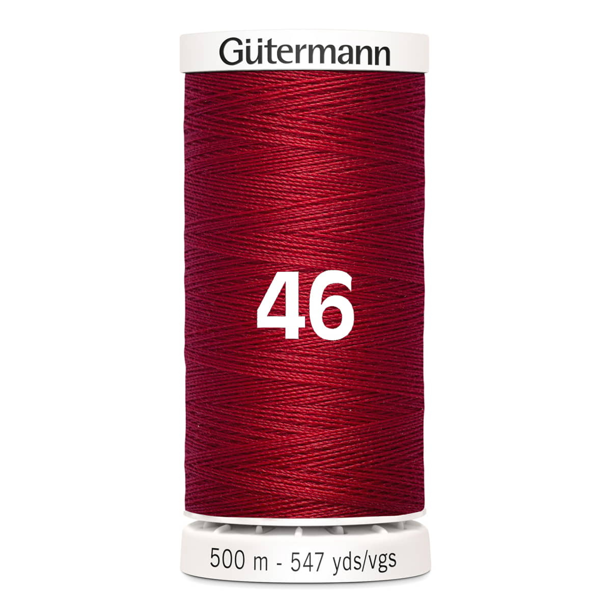Gutermann naaigaren | 500m | 046 donker rood naaigaren GM - 500M - 046 - donker rood 4008015035907