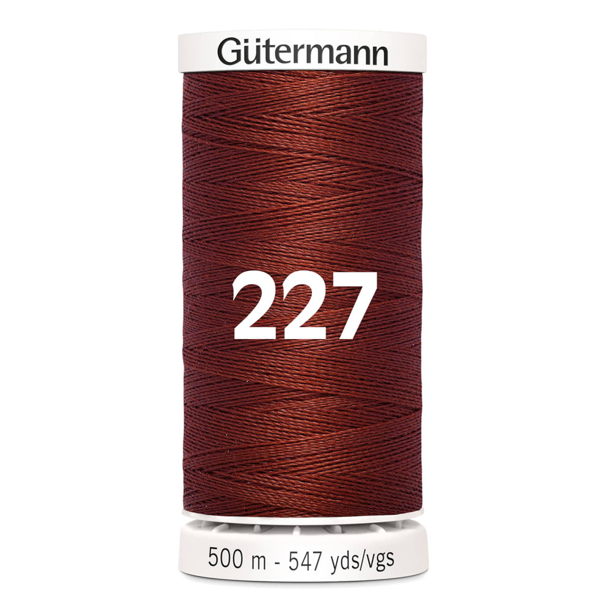 Gutermann naaigaren | 500m | 227 bruin rood naaigaren GM - 500M - 227 - BRUIN - ROOD 4008015036324