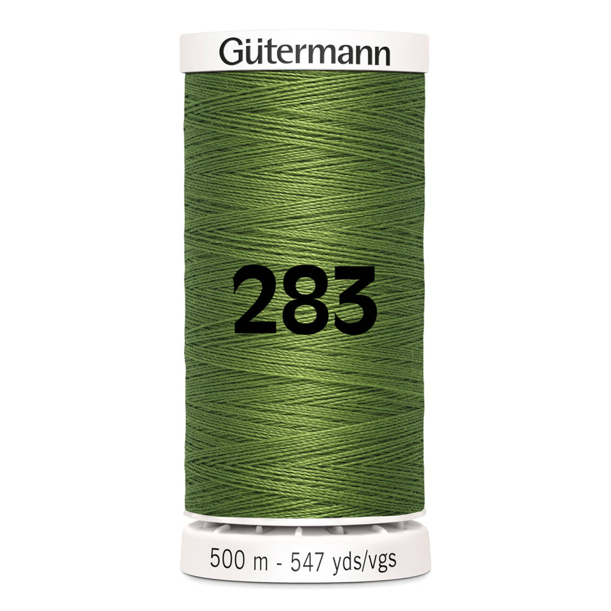 Gutermann naaigaren | 500m | 283 legergroen naaigaren GM - 500M - 283 - LEGERGROEN 4008015036461