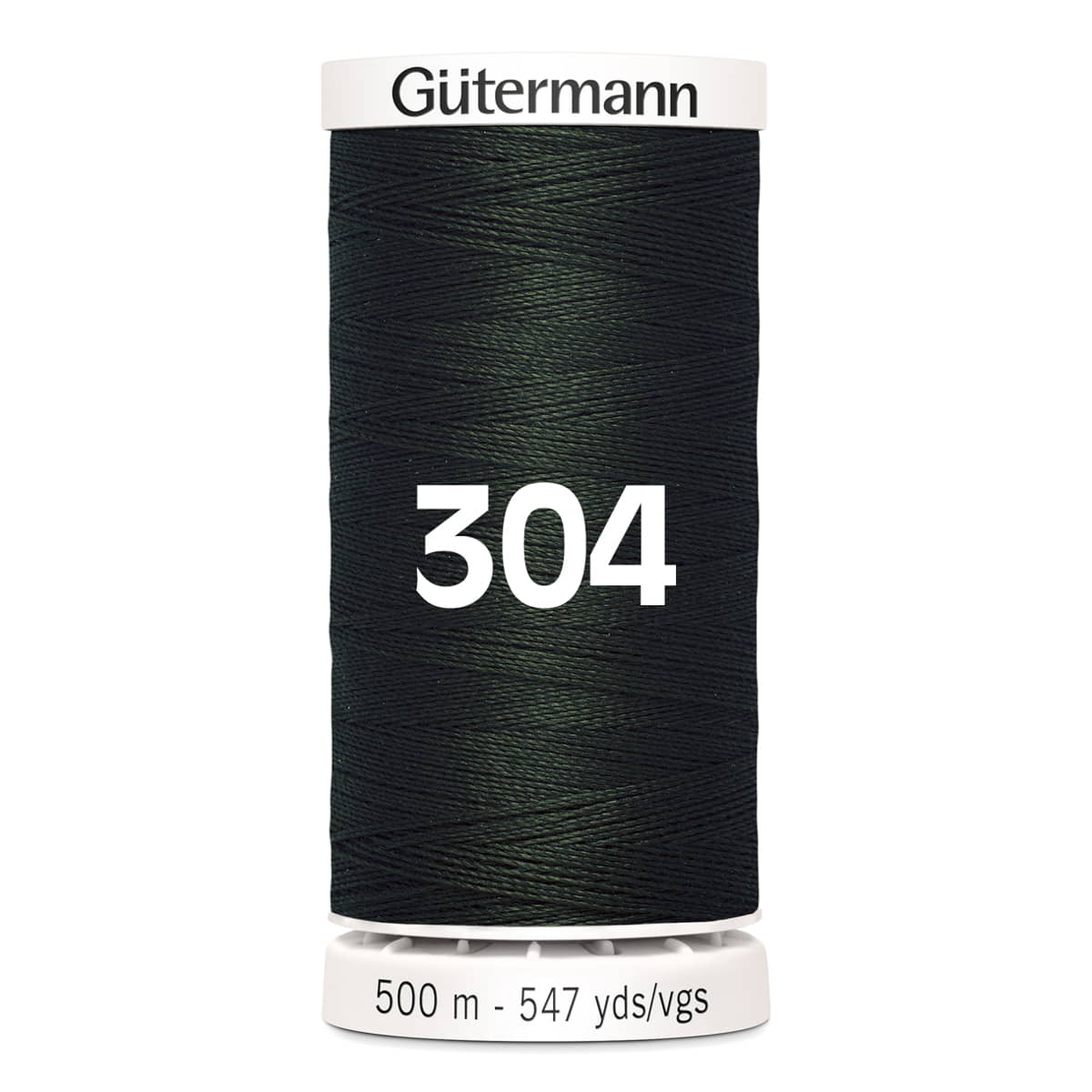 Gutermann naaigaren | 500m | 304 donker legergroen naaigaren GM - 500M - 304 - donker legergroen 4008015036485