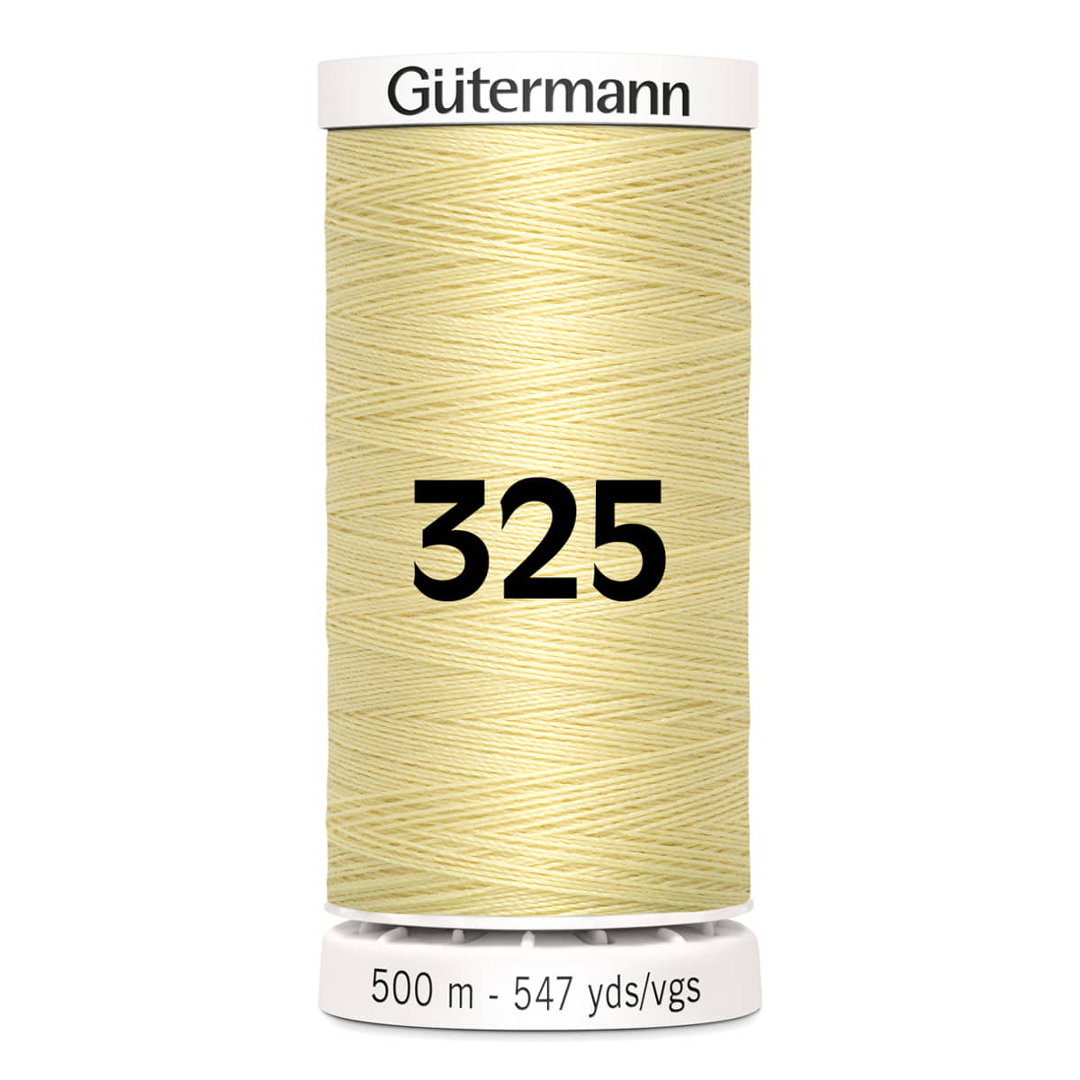 Gutermann naaigaren | 500m | 325 Licht geel naaigaren GM - 500M - 325 - Licht geel 4008015036621