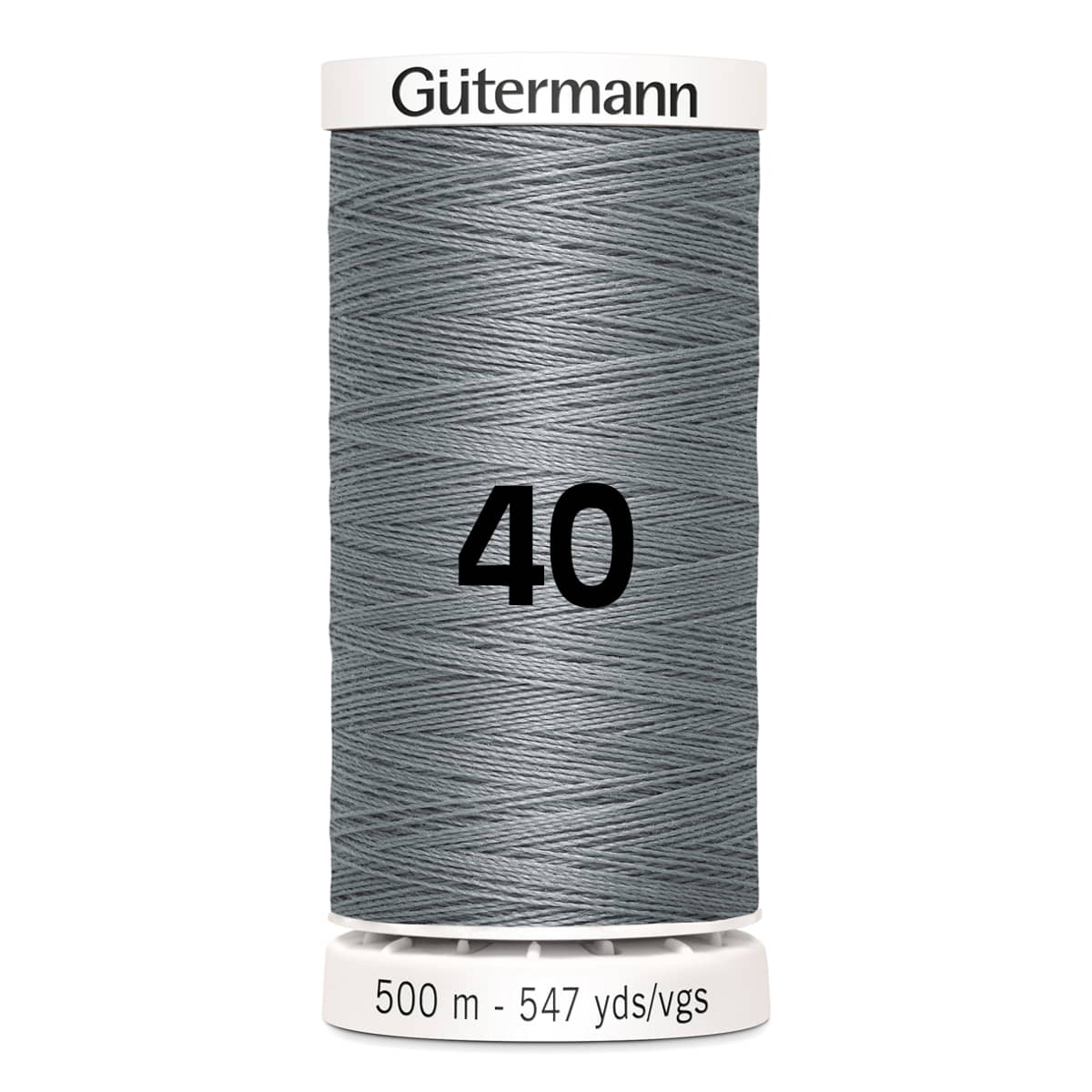 Gutermann naaigaren | 500m | 40 grijs naaigaren GM - 500M - 40 - grijs 4008015035884