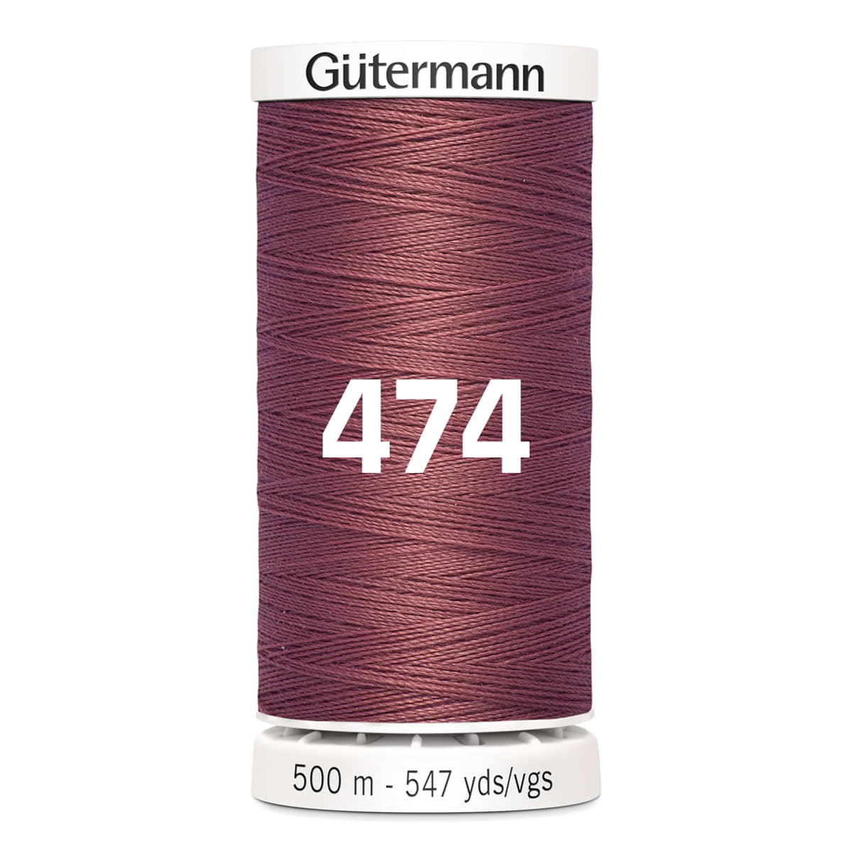 Gutermann naaigaren | 500m | 474 donker oud roze naaigaren GM - 500M - 474 - donker oud roze 4008015036966