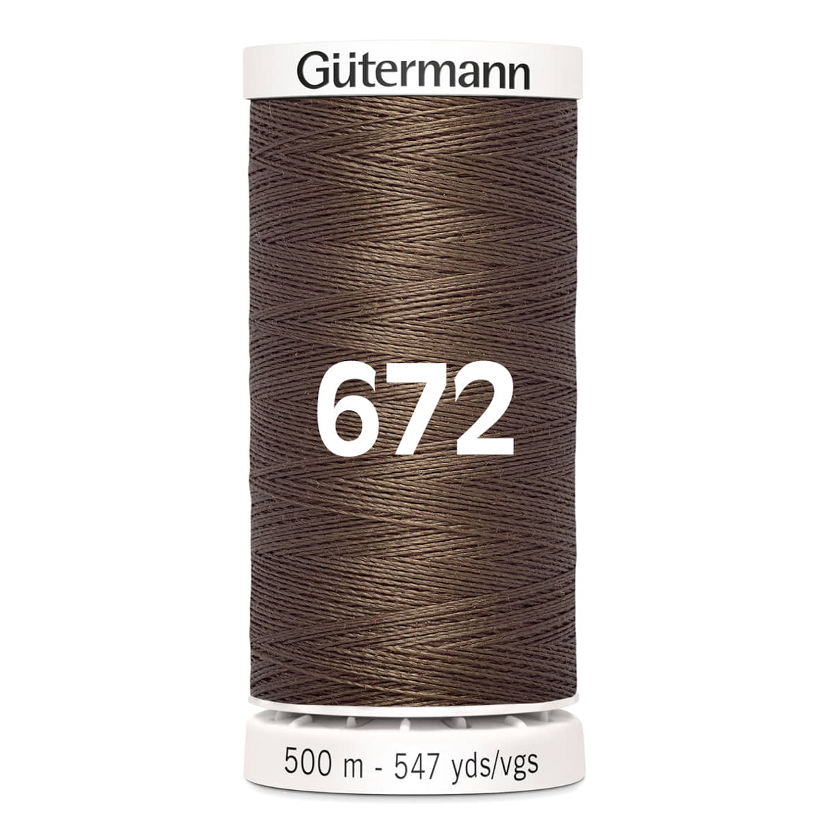 Gutermann naaigaren | 500m | 672 bruin naaigaren GM - 500M - 672 - BRUIN 4008015037123