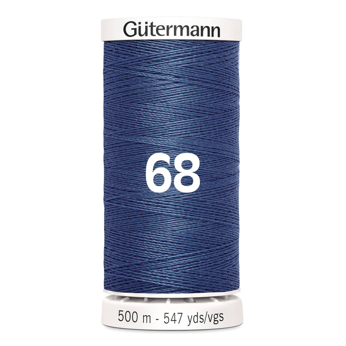 Gutermann naaigaren | 500m | 68 jeans blauw naaigaren GM - 500M - 68 - jeans blauw 4008015035921