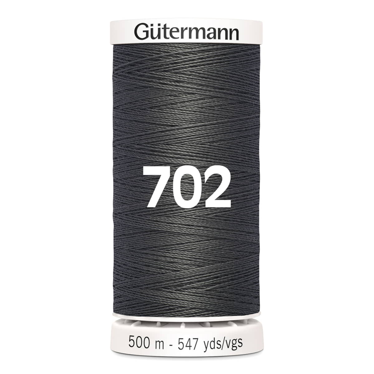 Gutermann naaigaren | 500m | 702 donkergrijs naaigaren GM - 500M - 702 - donkergrijs 4008015037208