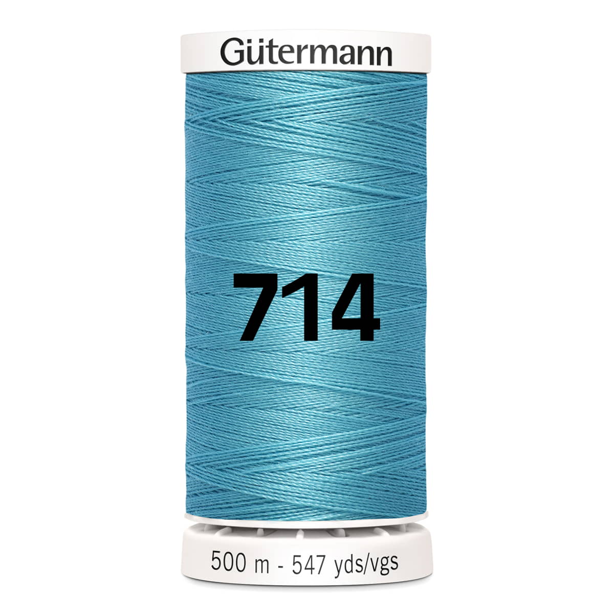 Gutermann naaigaren | 500m | 714 turquoise naaigaren GM - 500M - 714 - turquoise 4008015037222
