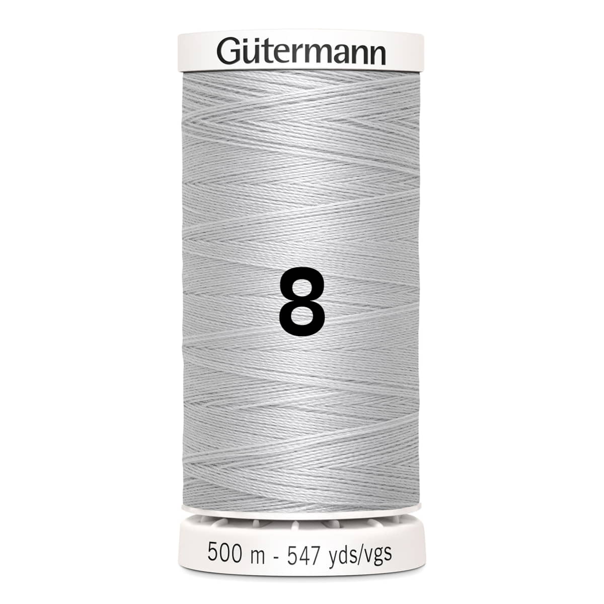Gutermann naaigaren | 500m | 8 lichtgrijs naaigaren GM - 500M - 8 - lichtgrijs 4008015035761