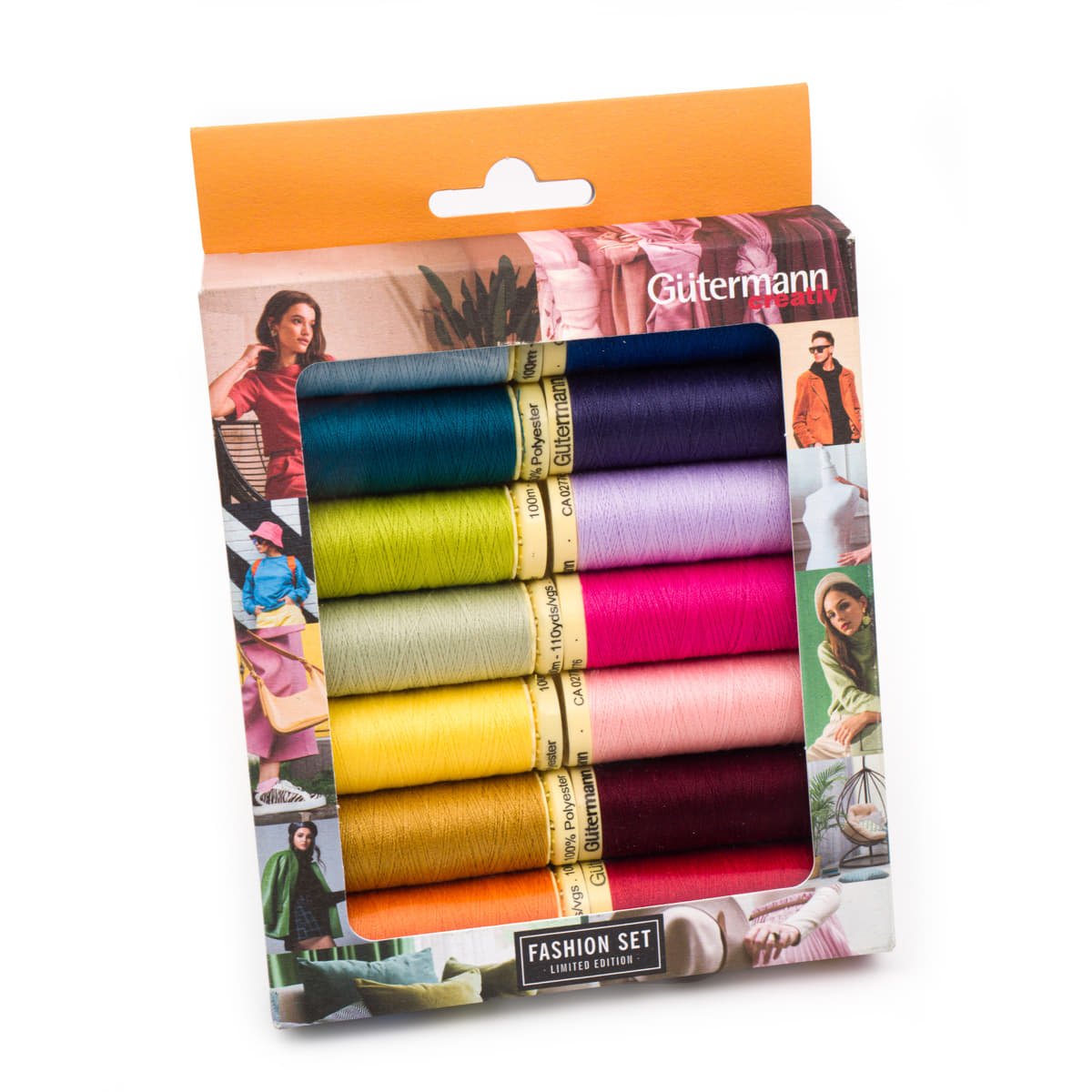 Gütermann naaigaren set 14 x 100m | Fashion limited edition naaigaren set GUTERMANN - SET - FASHION - 14X100M - 734031 4068075163781