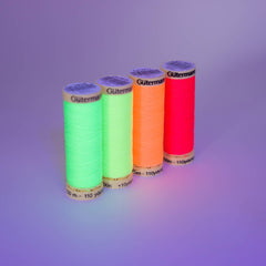 Gütermann Neon naaigaren set - 4x100 meter naaigaren set GM - NEON - 4X100 - 3835 - 3836 - 3837 - 3871 4029395008725