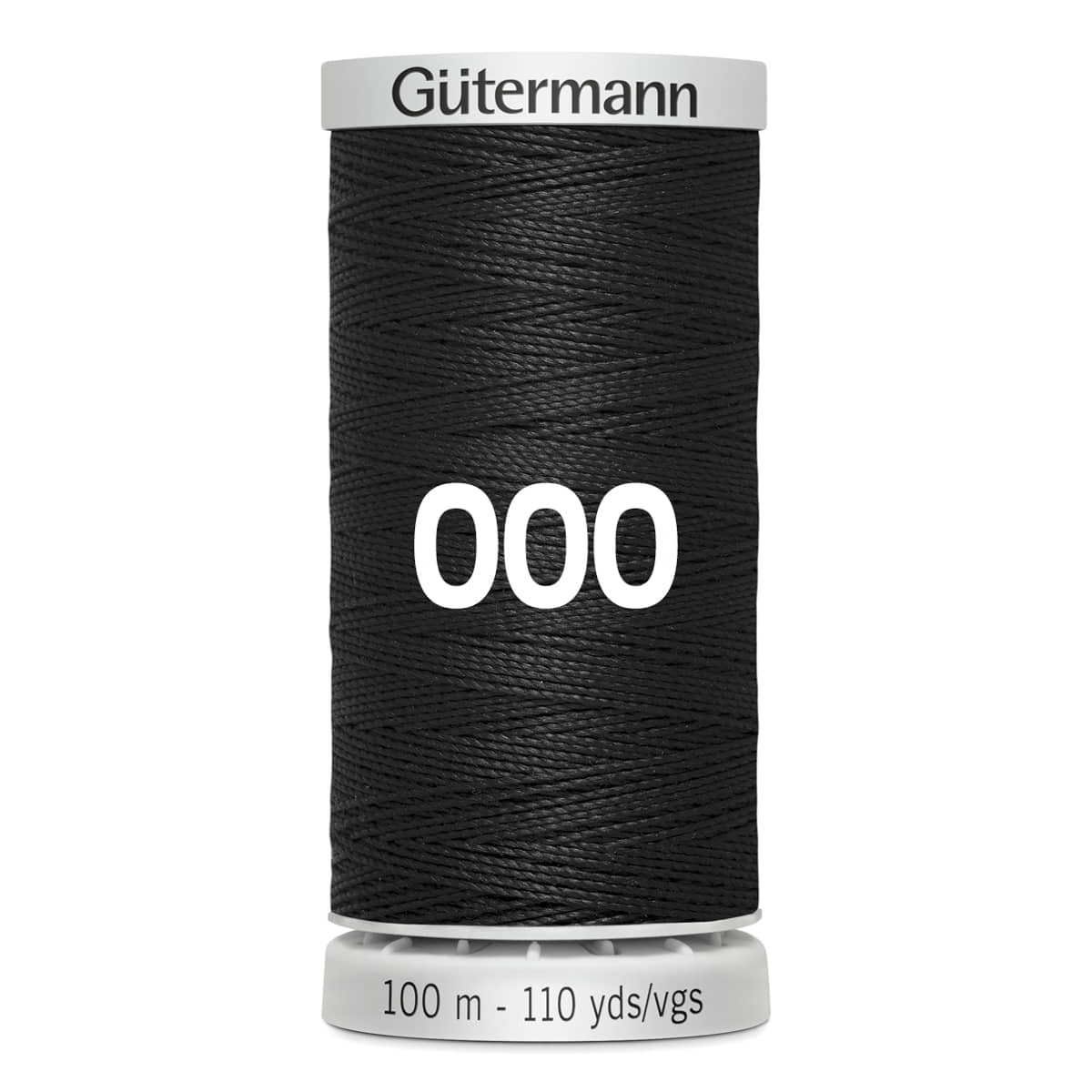 Gutermann super sterk naaigaren | 100m | 000 zwart naaigaren GM - 100 - SS - M782 - 000 - BLACK 4008015160760