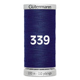 Gutermann super sterk naaigaren | 100m | 339 extra donkerblauw naaigaren GM - 100 - SS - M782 - 339 - DONKERBLAUW 4008015160883