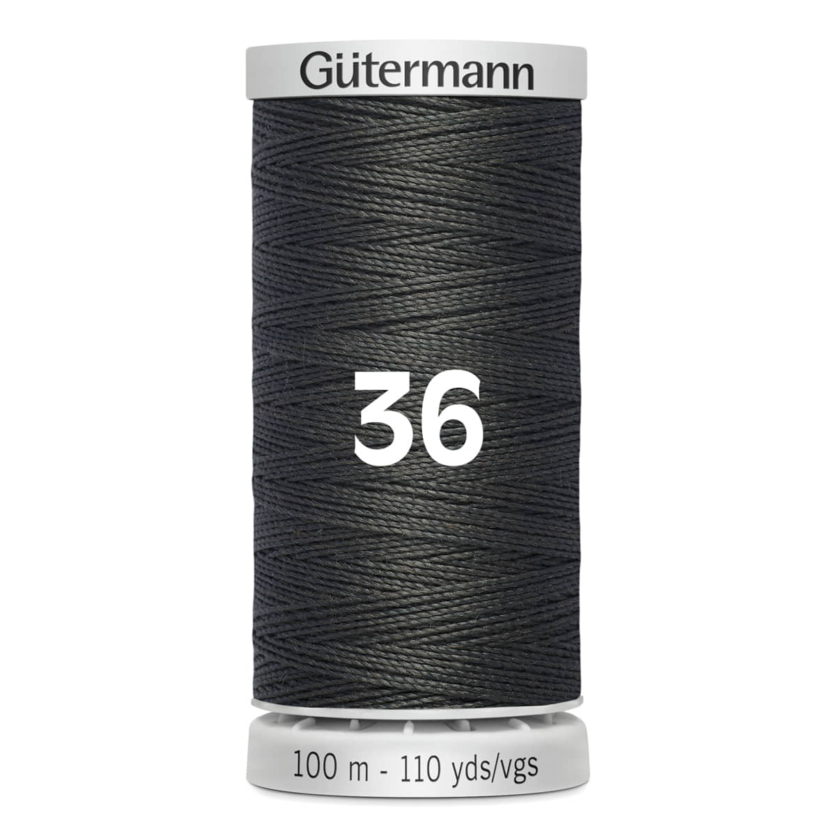 Gutermann super sterk naaigaren | 100m | 36 donker grijs naaigaren GM - 100 - SS - M782 - 36 4008015160784