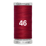 Gutermann super sterk naaigaren | 100m | 46 donker rood naaigaren GM - 100 - SS - M782 - 4008015416423
