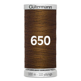 Gutermann super sterk naaigaren | 100m | 650 bruin naaigaren GM - 100 - SS - M782 - 650 4008015160944