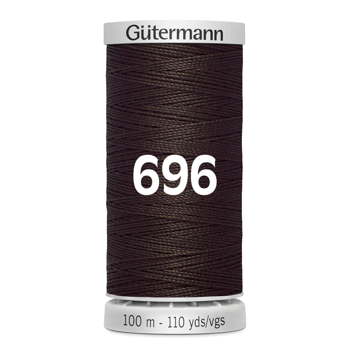 Gutermann super sterk naaigaren | 100m | 696 donker bruin naaigaren GM - 100 - SS - M782 - 696 - DBRUIN