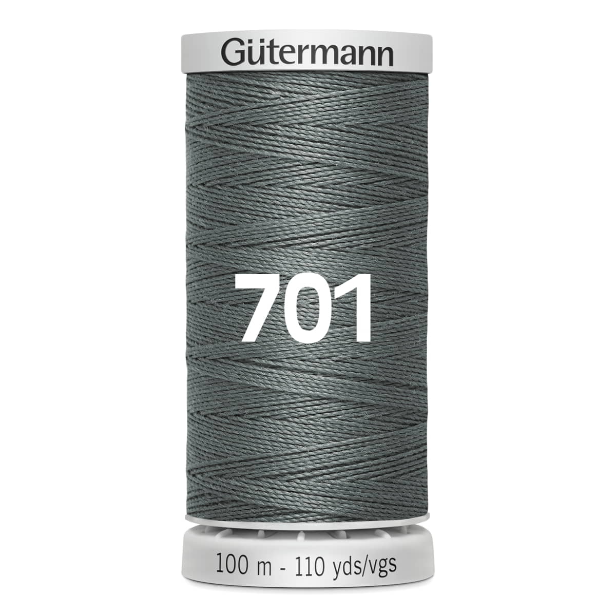Gutermann super sterk naaigaren | 100m | 701 donkergrijs naaigaren GM - 100 - SS - M782 - 701 4008015416607