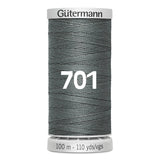 Gutermann super sterk naaigaren | 100m | 701 donkergrijs naaigaren GM - 100 - SS - M782 - 701 4008015416607