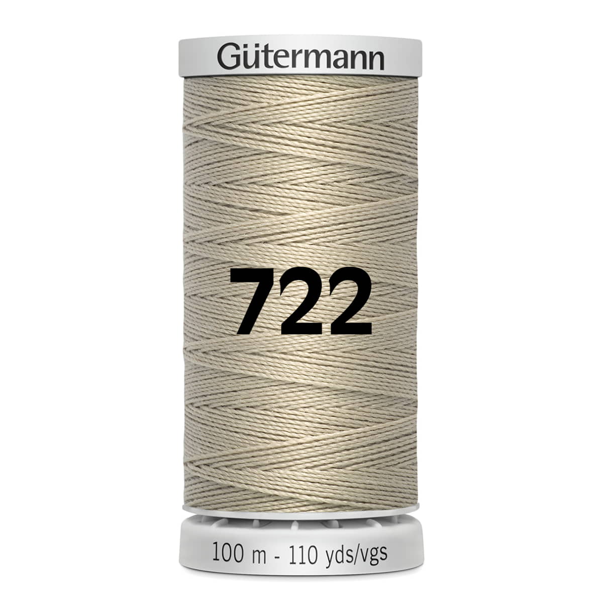 Gutermann super sterk naaigaren | 100m | 722 beige naaigaren GM - 100 - SS - M782 - 722 - BEIGE