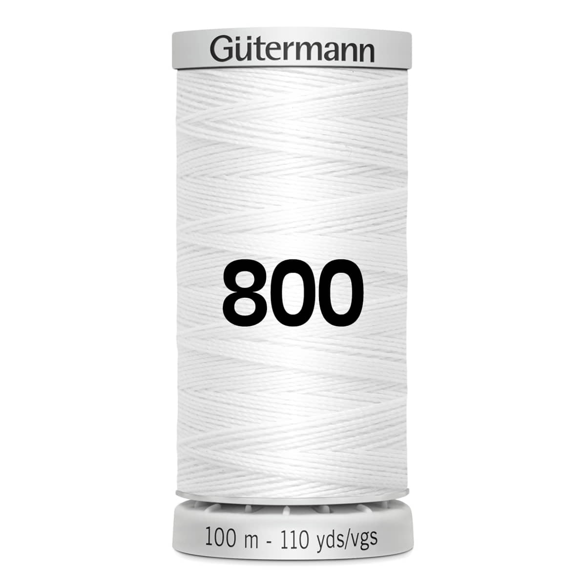 Gutermann super sterk naaigaren | 100m | 800 wit naaigaren GM - 100 - SS - M782 - 800 - WIT 4008015604172