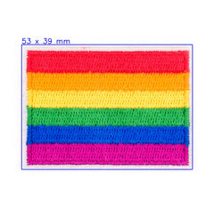 Klassieke Pride LGBT Vlag Strijk Applicatie Applicatie HKM46495