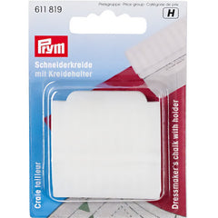 Kleermakerskrijt met houder wit | Prym 611819 Krijt PRYM - 611819 4002276118195